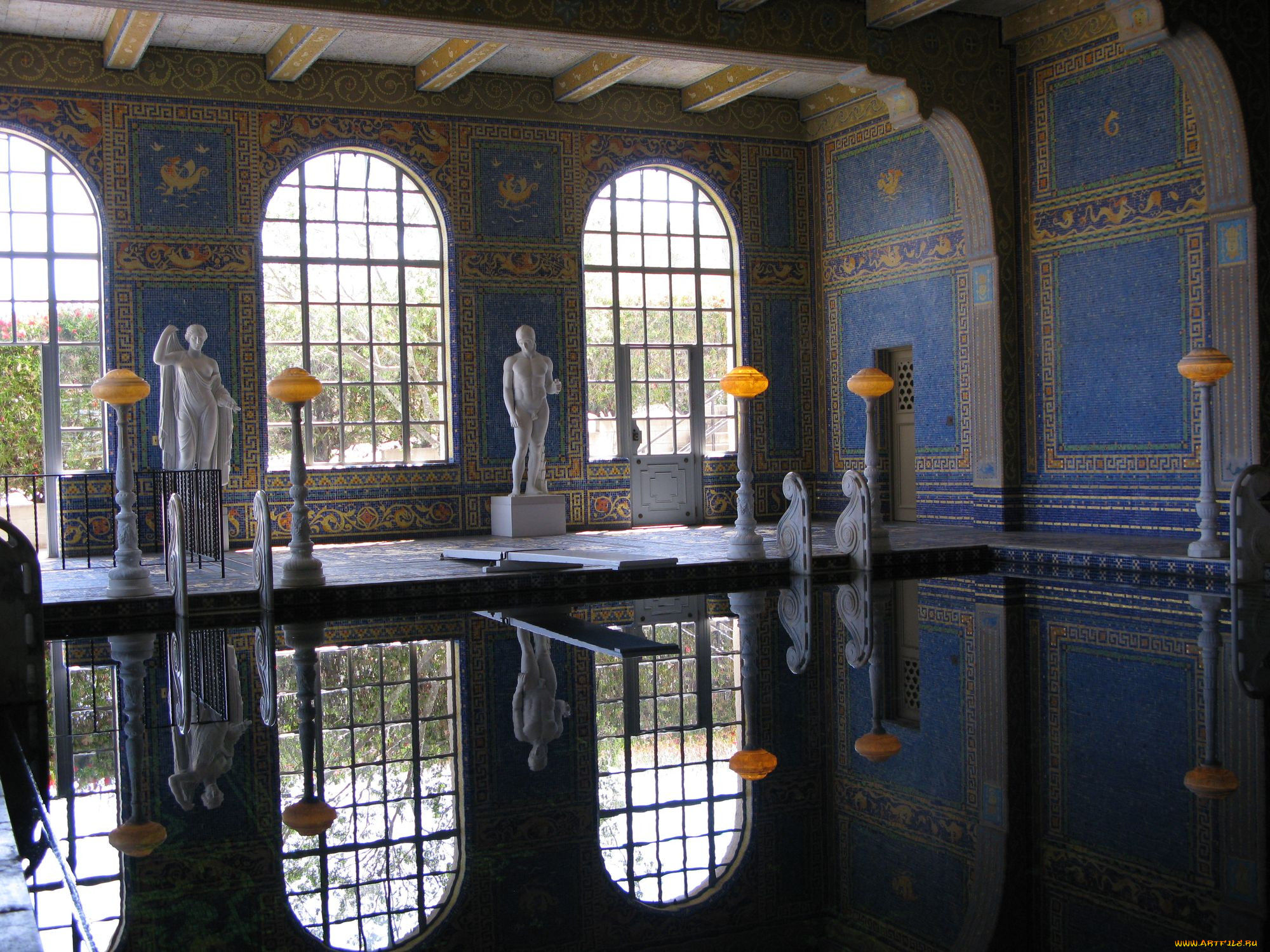 hearst, castle, neptune, pool, , , , , 